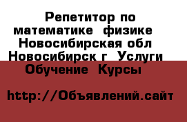 Репетитор по математике, физике  - Новосибирская обл., Новосибирск г. Услуги » Обучение. Курсы   